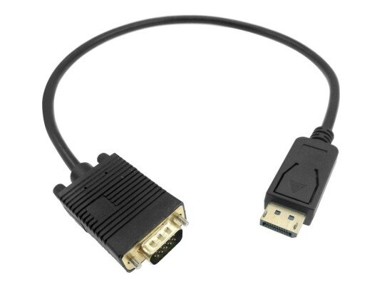 MicroConnect Videokonverter - DisplayPort - VGA - svart
