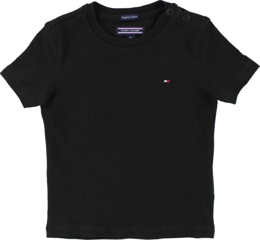 Tommy Hilfiger Boys Basic Cn Knit S/S Black 92