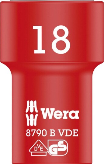 Wera Pipesett 8790 B Vde Isolert 18 × 46, 3/8''