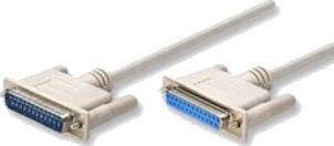 Manhattan 4.5M Db25 M/F Hvit 4,5 M Db25 M Db25 F