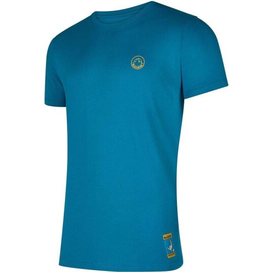 La Sportiva Climbing on the Moon T-Shirt M Turchese/Giallo Turchese/Giallo XL La Sportiva Climbing on the Moon T-Shirt M Turchese/Giallo Turchese/Giallo XL