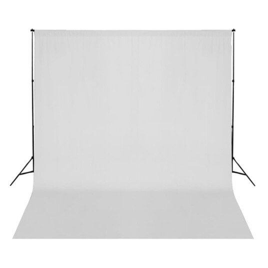 vidaXL Fotostudiosett med softbokslys, bakgrunn og reflektor