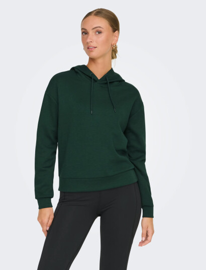 Only Play Onplounge Life Hood Ls Swt Noos - Green - XS