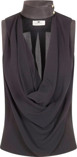Elisabetta Franchi Dame Topper Svart L,