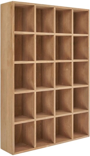 Moss vegghylle 44x10x63 cm furu.