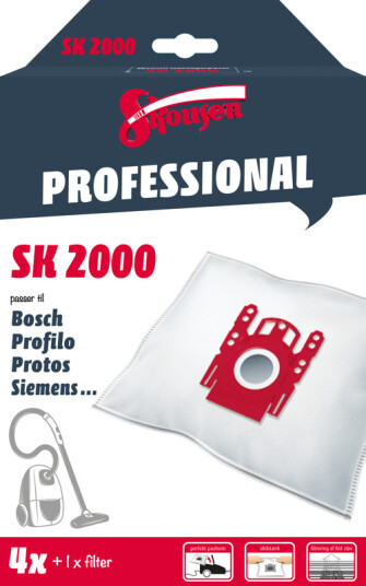 Skousen Professionel Støvsugerposer Sk2000