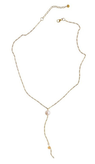 Stine A Jewelry Callas Y Shape Necklace Forgylt Sølv Sterling 925 39 44 cm Stine A Jewelry Callas Y Shape Necklace Forgylt Sølv Sterling 925 39 44 cm