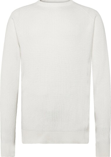 Lindbergh Ribbed L/S O Neck Knitribbed L/S O Neck Knit   OFF WHITE   L