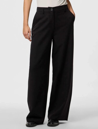 Pieces Pckamil Hw Wide Pant Noos Bc Black S x 32