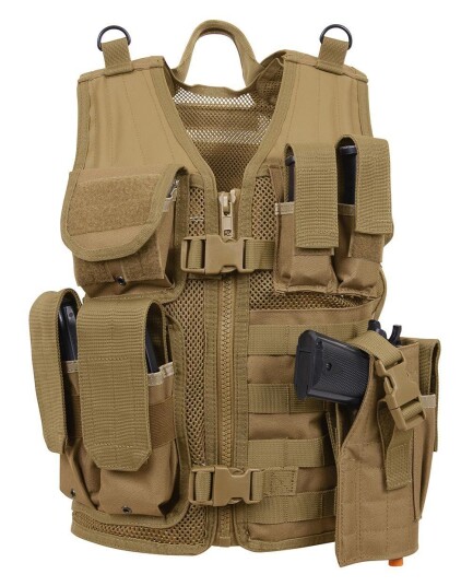 Rothco taktisk vest for barn Brun