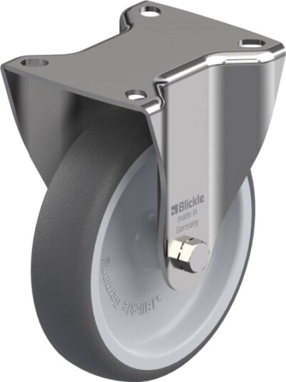 Blickle 847089 Bx-Path 125G Fast Hjul, Hjuldiameter 125 Mm, Bæreevne Maks. 250 Kg, 1 Stk