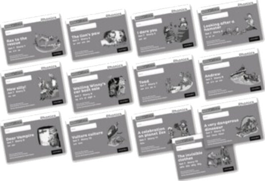 Read Write Inc. Phonics: Grey Set 7 Core Black & White Storybooks Mixed Pack of 13