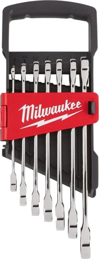 Milwaukee MAX BITE 4932464993 Ringskrallenøkkelsett 7 deler, Håndverktøy Milwaukee MAX BITE 4932464993 Ringskrallenøkkelsett 7 deler, Håndverktøy