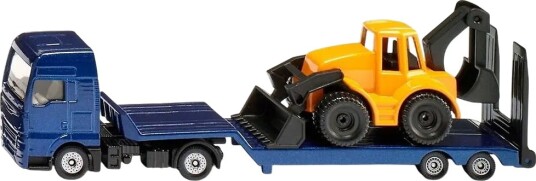 Siku Man Lastbil Med Grävare 1:87 Blue Siku Man Lastbil Med Grävare 1:87 Blue