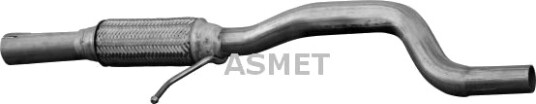 ASMET 16.078 Eksosrør ASMET 16.078 Eksosrør