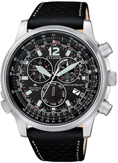 Citizen Herreklokke CB5860 19E Sort/Lær Ø45 mm Citizen Herreklokke CB5860 19E Sort/Lær Ø45 mm