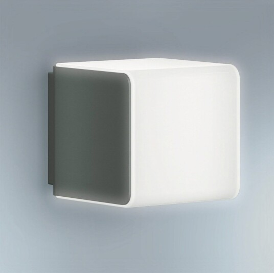 L 830 SC Smart Sensor utendørslampe, antrasitt, IP44 – STEINEL - Moderne - Plast - Med flere lyskilder