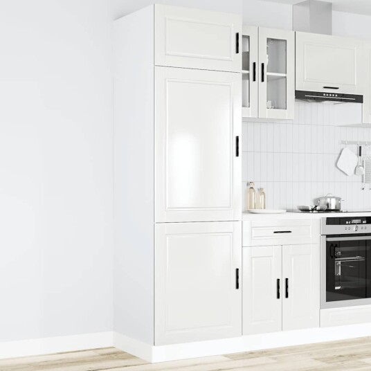  Kjøkkenskap Porto høyglans hvit konstruert tre 8721158424556
