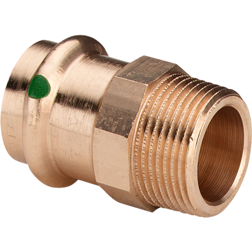 Viega Sanpress Overgang Tappevann 22 X 3/4"mm Viega Sanpress Overgang Tappevann 22 X 3/4"mm