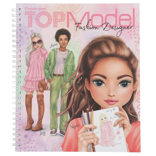 TOPModel Create Your TOPModel Colouring Bok TOPModel Create Your TOPModel Colouring Bok