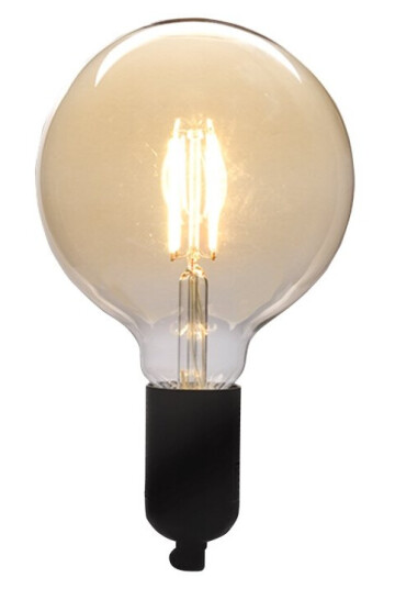 Denver Lbf-405 Led-Filamentlyspære Form: G125 E27 4.9 W Varmt Hvitt Lys 1800-2700 K Denver Lbf-405 Led-Filamentlyspære Form: G125 E27 4.9 W Varmt Hvitt Lys 1800-2700 K