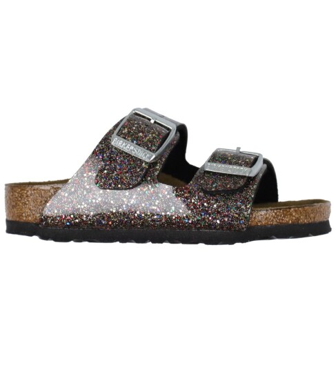 Birkenstock Sandaler - Arizona Kids BS - Cosmic Sparkle Black Mu - Birkenstock - 31 - Sandals Metallic Svart