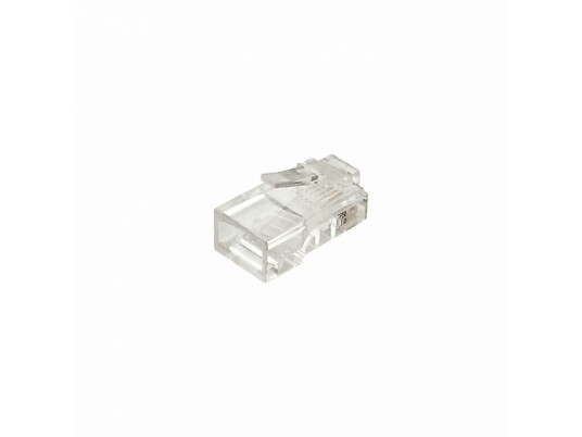 Sbox Kon.Utp/R Rj-45 / 8P8c Transparent Hankoppling Rak Cat5e 100 Styck