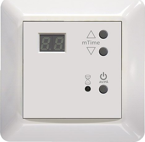 CTM Lyng mTime Easy Timer 16A 1Pol Hvit CTM Lyng mTime Easy Timer 16A 1Pol Hvit