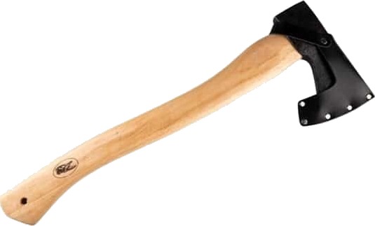 IFISH 50 cm Skogsyxa med 700g Karbonstål og Hickory Skaft IFISH 50 cm Skogsyxa med 700g Karbonstål og Hickory Skaft