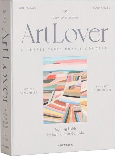 Printworks Art Lover Book puslespill morning fields 1000 Printworks Art Lover Book puslespill morning fields 1000