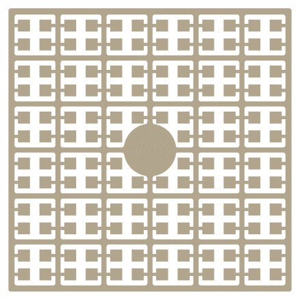 Pixelhobby Midi Perler 229 Lys matt Brun 2x2mm 140 pixels
