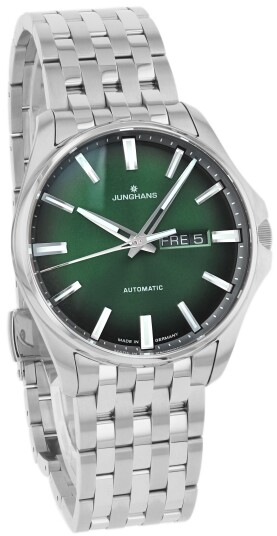 Junghans Herreklokke 27/4518.44 Meister S Automatic Grønn/Stål