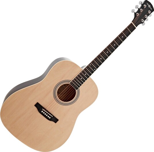 Gear4Music Dreadnought Akustisk Gitar Natur Gear4Music Dreadnought Akustisk Gitar Natur