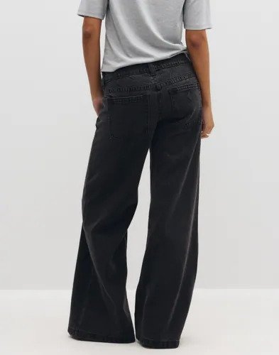 Abrand Jeans   Svart   00 Wide Heidi Rcy