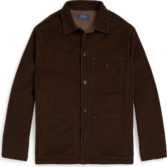Polo Ralph Lauren Corduroy Utility Overshirt   NUTMEG BRWN   M