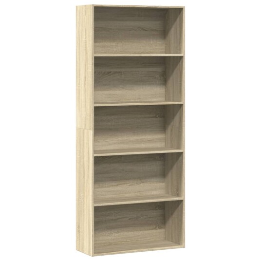 Bokhylle sonoma eik 80x30x189 cm konstruert tre Bokhylle sonoma eik 80x30x189 cm konstruert tre