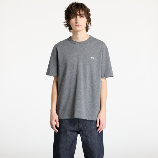 A.P.C. T Shirt Boxy Petit Vpc Grey L A.P.C. T Shirt Boxy Petit Vpc Grey L