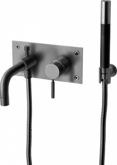 Tapwell Box026 Blandebatteri Brushed Black Chrome