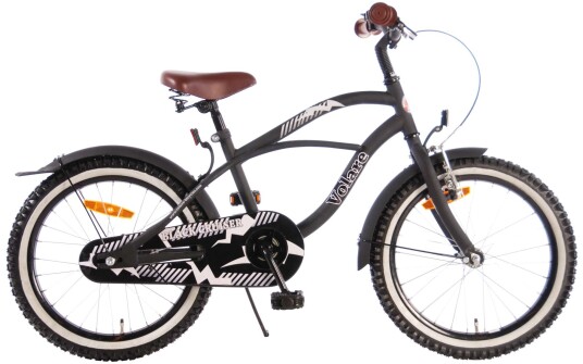 Volare Children's Bicycle 18" Cruiser Black 31802