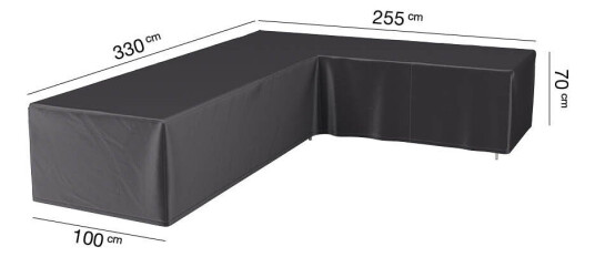 AeroCover Møbeltrekk Aerocover Til loungegruppe 330 x 255 cm Svart