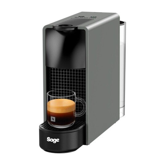 Nespresso Essenza Mini kapselmaskin by Sage grå Nespresso Essenza Mini kapselmaskin by Sage grå