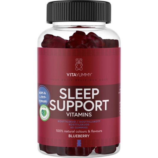VitaYummy Sleep SupportBlueberry 60 stk VitaYummy Sleep SupportBlueberry 60 stk
