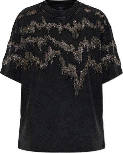 AllSaints Dame Topper Svart M,