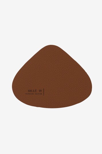 MiLLE W NORDISK DESIGN   Glassbrikker Sea Shell 4 pakning   Brun