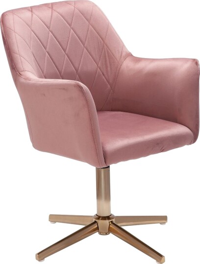 Willowdale kontorstol med armlener - Rosa / Gull Willowdale kontorstol med armlener - Rosa / Gull