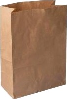 Klodsbundspose 320X170x450 Mm 25 Ltr 80 Gr Brun Ompakkes 4 X 50 Stk,4 Pk X 50 Stk/Krt