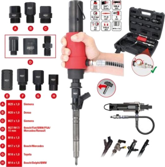KS TOOLS 152.1130 Demonteringsverktøysett, Common-Rail-injektor