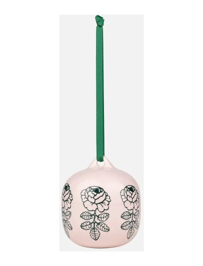 Marimekko Home Vihkiruusu Ornament 7X7Cm Pink ONE SIZE Marimekko Home Vihkiruusu Ornament 7X7Cm Pink ONE SIZE
