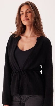 SELECTED FEMME Slfsia Ras Ls Knit Belt Cardig Black XS SELECTED FEMME Slfsia Ras Ls Knit Belt Cardig Black XS