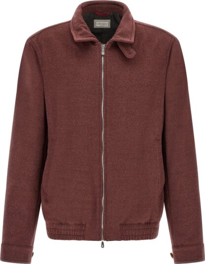 Brunello Cucinelli Herre Jakker Rød S,